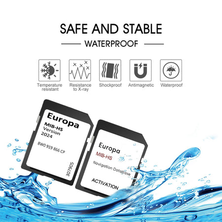 SD Navigation Card 8W0919866CP &ndash; 2024 EU UK Maps Upgrade