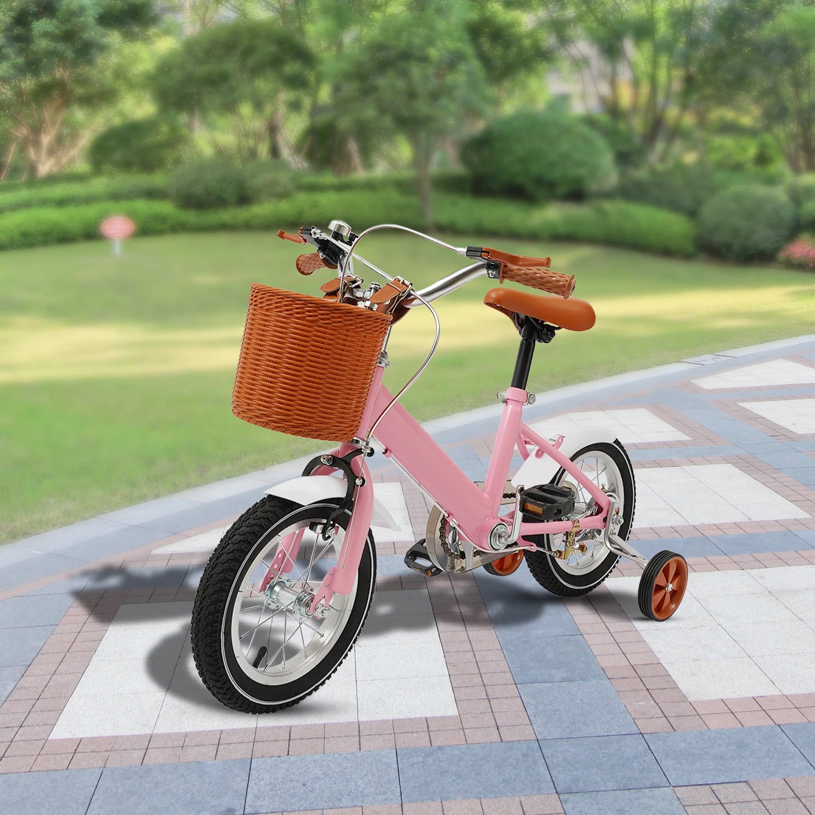12 Inch Kids Bike With Training Wheels &ndash; Dual Brakes