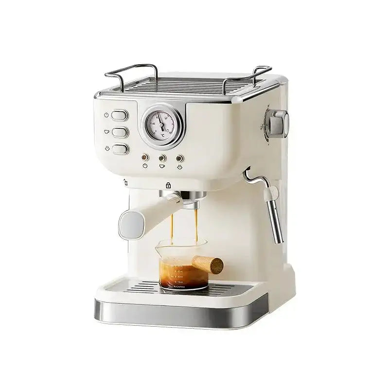 20 Bar Italian Espresso Coffee Maker Semi Automatic WHITE / Russian Federation / EU