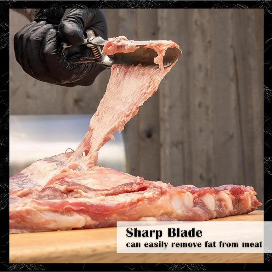 BBQ Rib Membrane Remover Stainless Steel Kit &ndash; Easy Prep