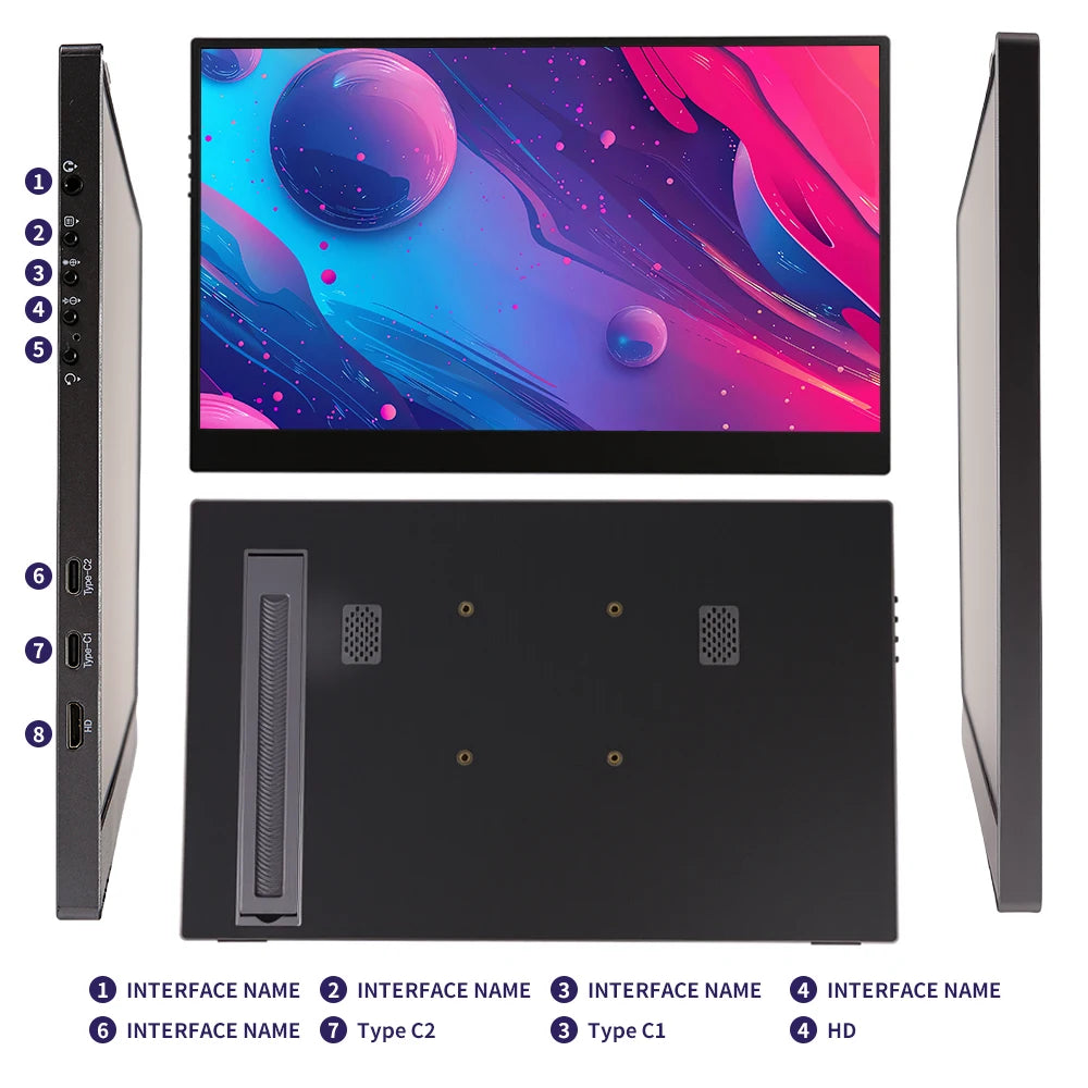 Wireless Portable Monitor 15.6 Inch &ndash; Ultra Slim Design with WiFi Connectivity
