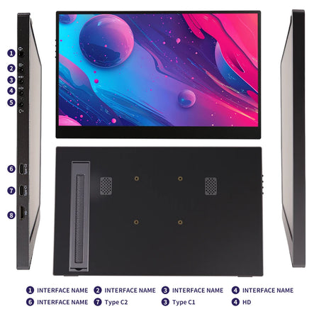 Wireless Portable Monitor 15.6 Inch &ndash; Ultra Slim Design with WiFi Connectivity