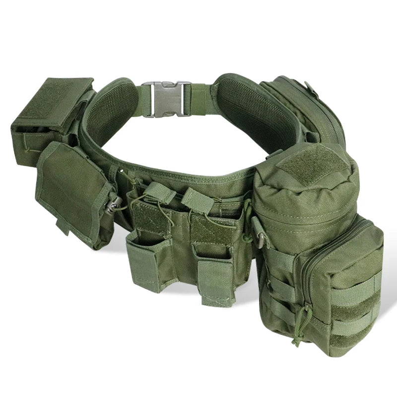 Artex Hunting Pouch Waist Bag &ndash; Adjustable MOLLE Belt System Army Green