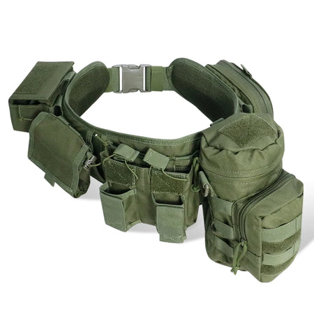Artex Hunting Pouch Waist Bag &ndash; Adjustable MOLLE Belt System Army Green