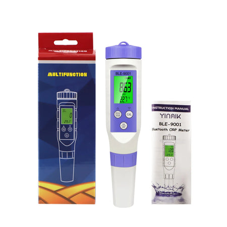BLE-9001 Bluetooth ORP Meter &ndash; App Controlled Water Monitor PURPLE