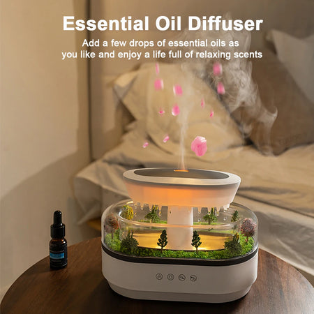 Aroma Humidifier Raindrop Air Humidifier &ndash; Colorful Light