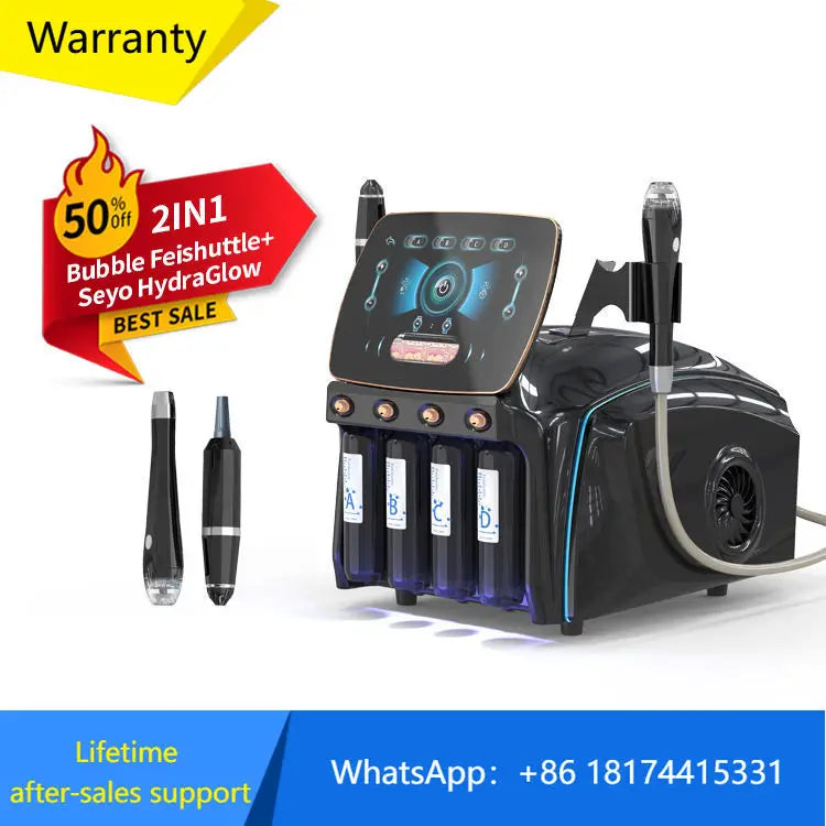 2 In 1 Vizualus Juodųjų Taškų Šalinimo Hidrodermabrazijos Prietaisas