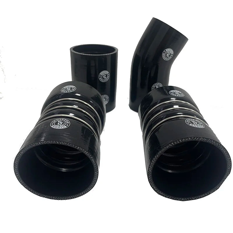 Intercooler Pipe Kit For Ford Powerstroke 6.0L F250 F350 With Silicone Boots 2003-2007