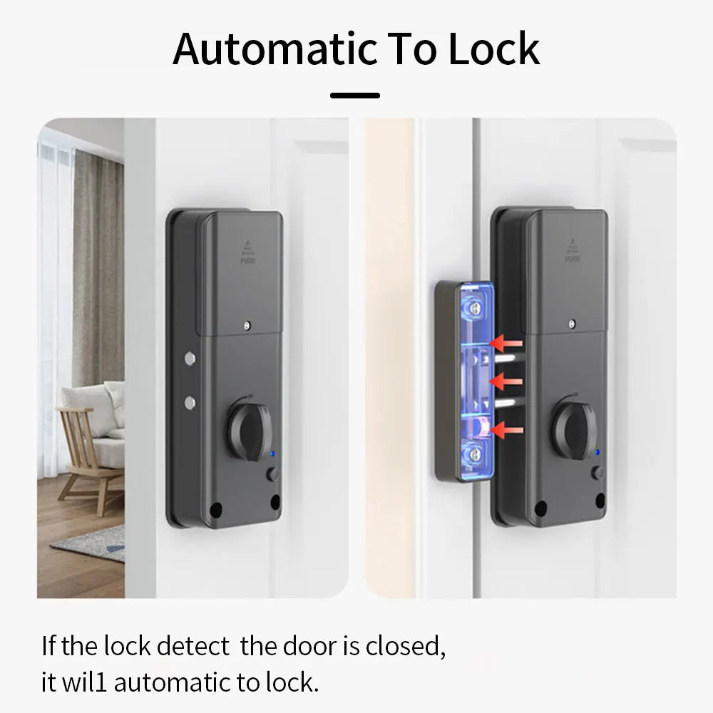 RX2052-tuya Bluetooth Card Lock &ndash; No Drill Concealed Install