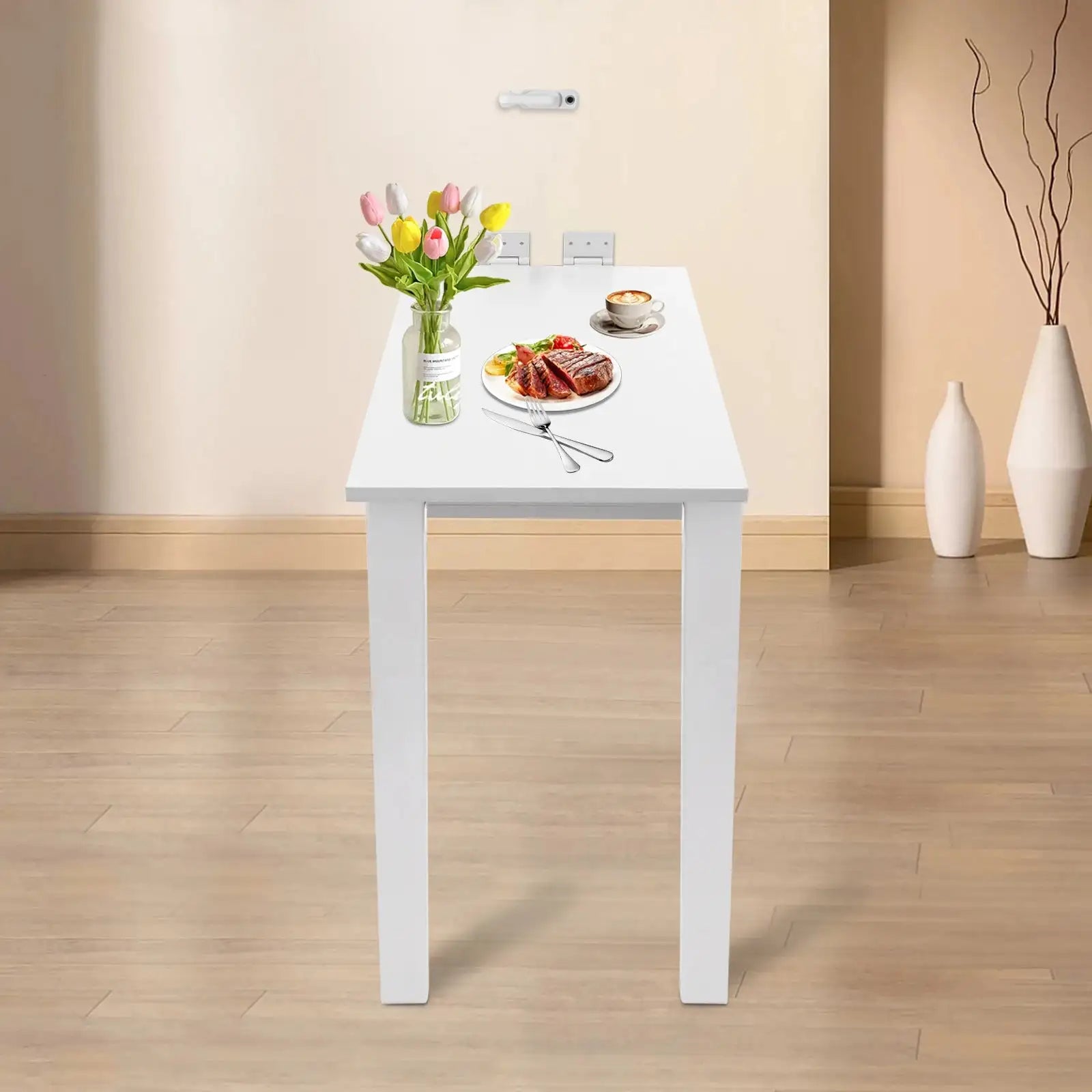 Foldable Wall Mounted Desk 29.5x15.75in &ndash; L Shape Design