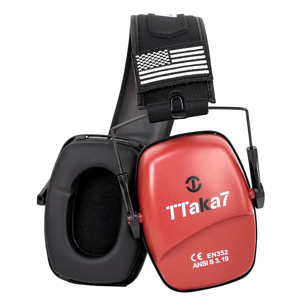 Tactical Electronic Shooting Earmuff &ndash; Noise Reduction New red