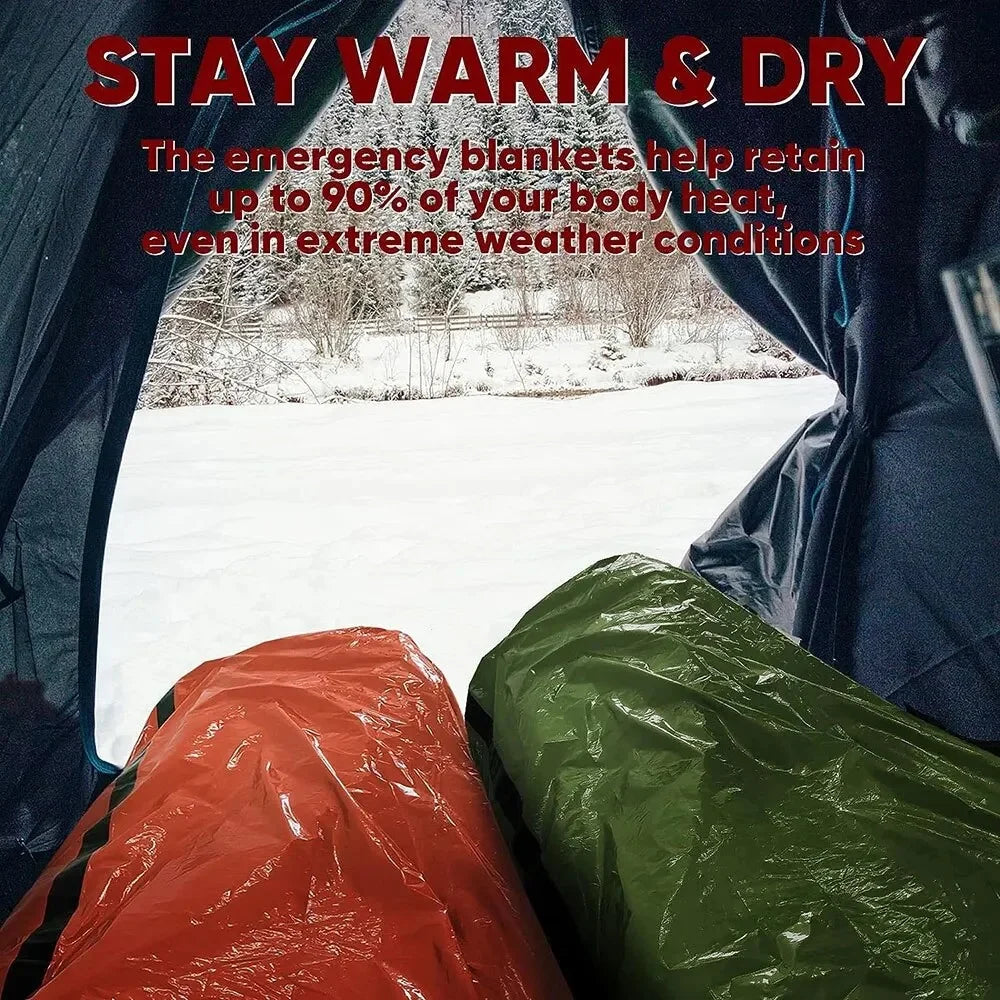 Waterproof Lightweight Thermal Emergency Bivy Sack &ndash; Warmth