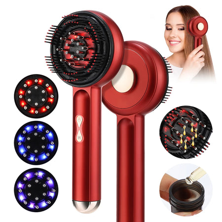 Electric Massage Comb with Red Light Therapy for Hair Growth and Anti Hair Loss