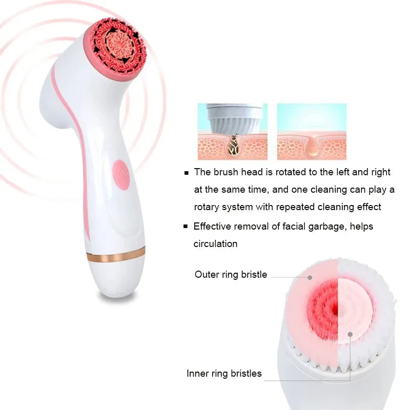 Nu Face Rotating Cleansing Brush Galvanica Spa &ndash; Deep Clean