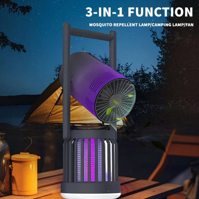 3 In 1 Rechargeable Mosquito Killer Lamp &ndash; Low Noise