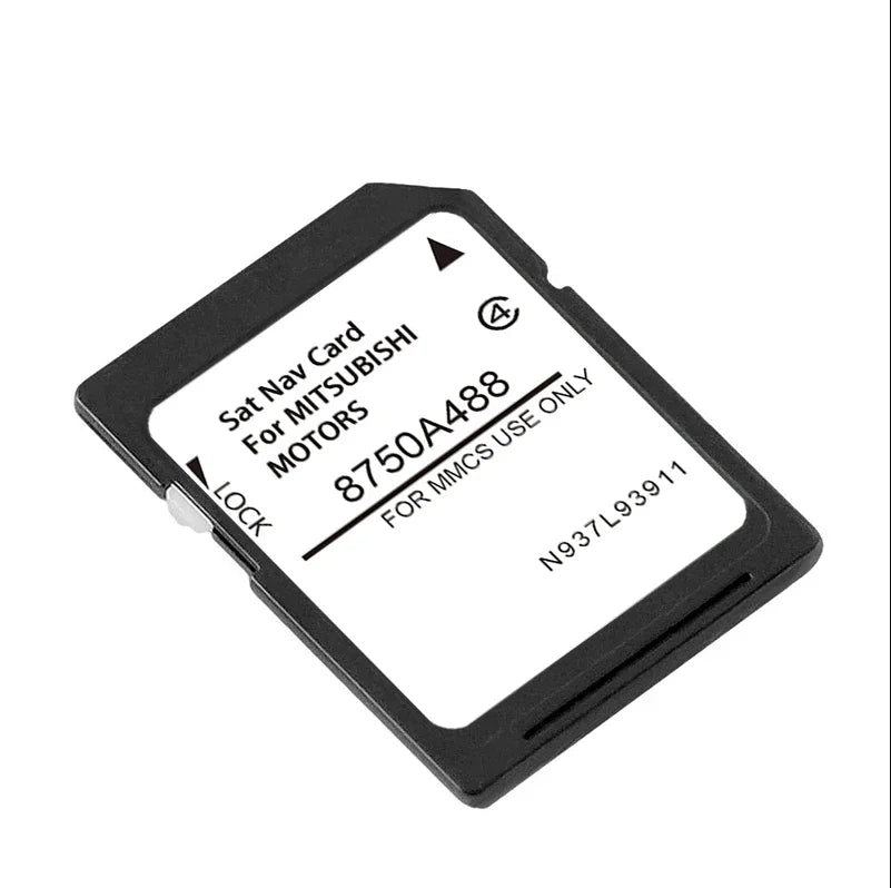 2021 Maps MMCS SD Card Europe UK Mitsubishi L200 - New Maps