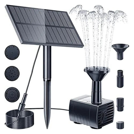 5W Solar Water Pump Oxygen Aerator Garden Decor &ndash; Fast Start