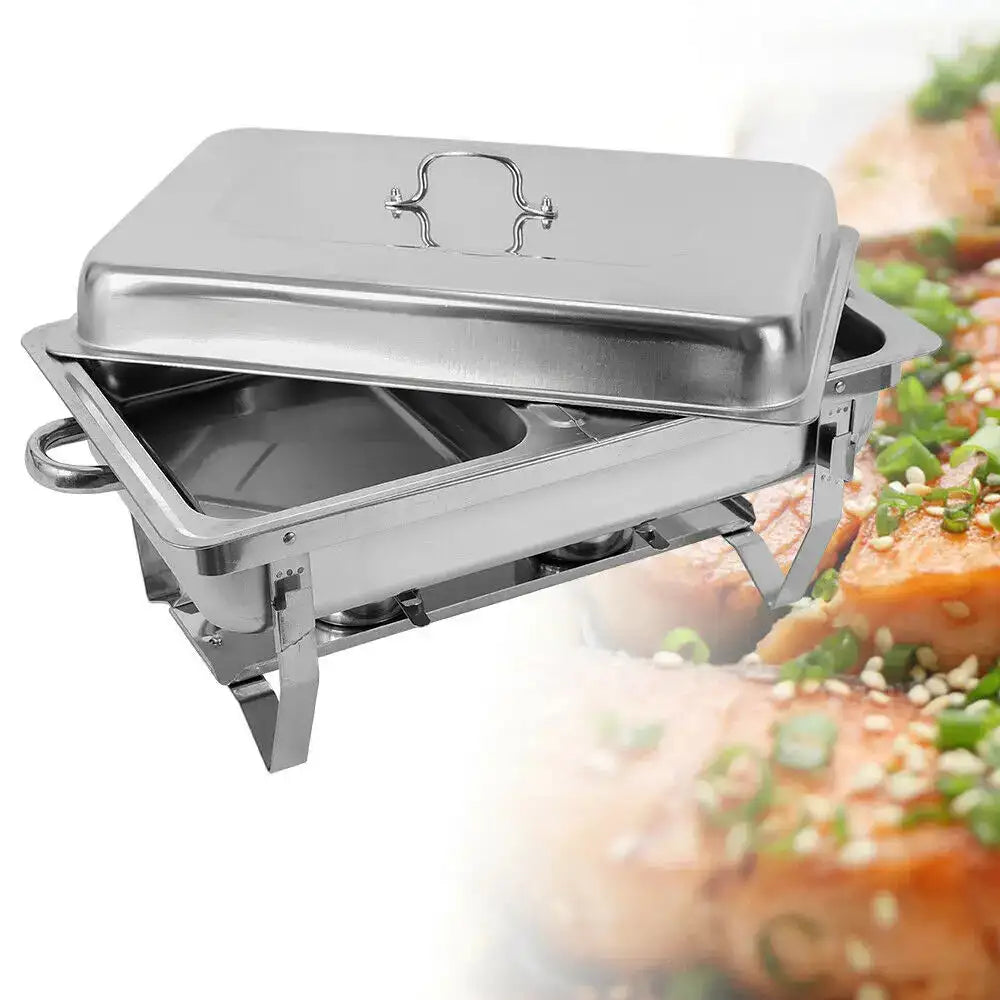 Chafing Dish Set &ndash; Durable Stainless Steel Mirror Finish