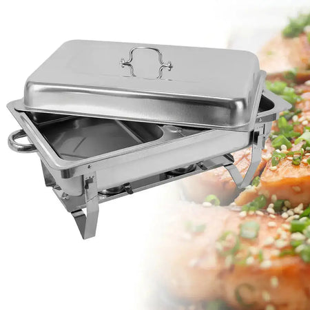Chafing Dish Set &ndash; Durable Stainless Steel Mirror Finish