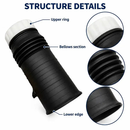JB3Z18198A Front Strut Shock Absorber Dust Boot Cover for Ford Ranger T6 PX Everest 2018-2023 by InterCyprus Trading Ltd