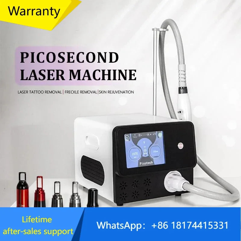 Q Switched Nd YAG Pico Lazerio Tatuiruočių Šalinimas 755 1064 532