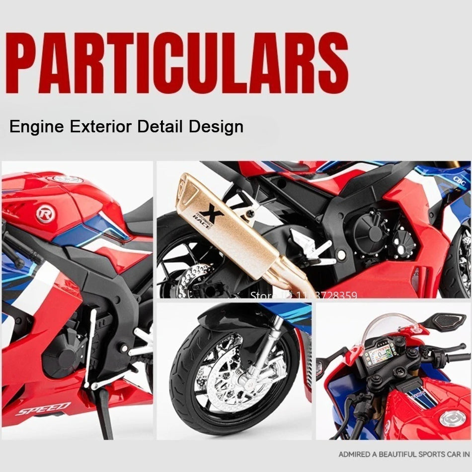 Model de motocicletă din aliaj turnat pentru Honda CBR1000 și Kawasaki ZX-10R