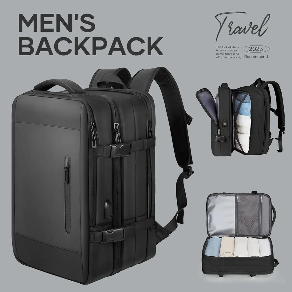 Likros Men Backpack - Waterproof And Expandable Travel Bag
