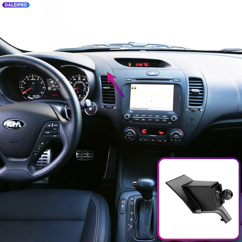 Phone Holder Base Fast Charge For Kia Forte K3 Cerato 2014-2018 by InterCyprus Trading Ltd