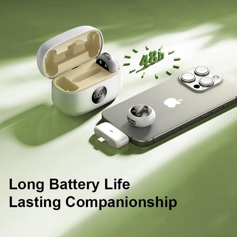 K31Pro Wireless Lavalier Microphone &ndash; Noise Cancelling Digital Display