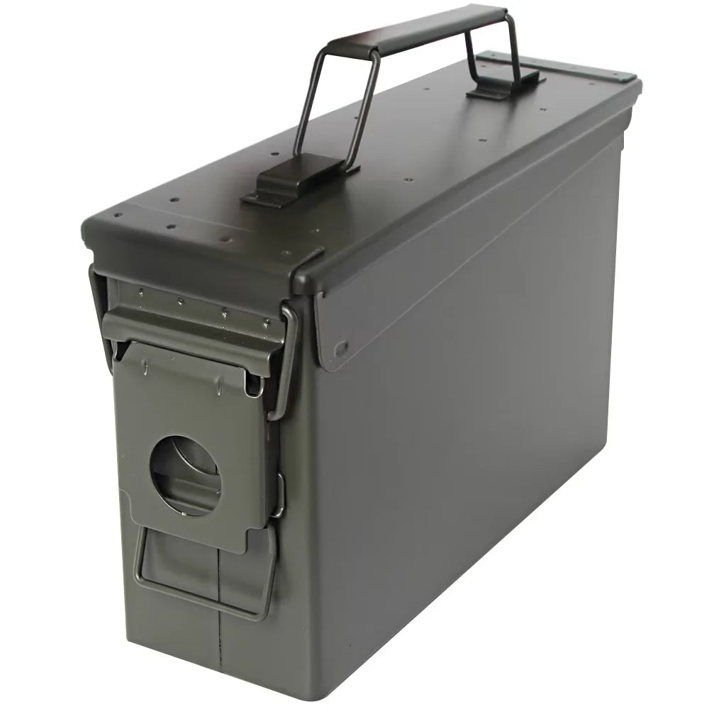 Ammo 30 Cal Metal Ammo Can - Waterproof Storage Box