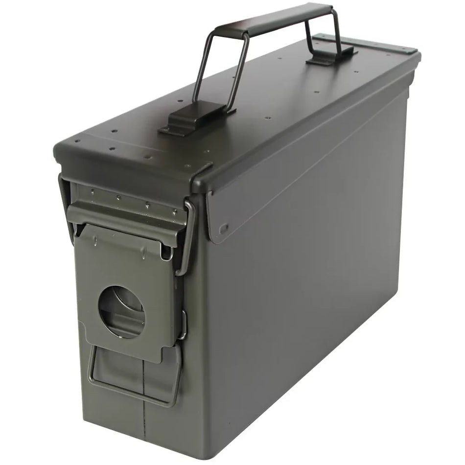 Ammo 30 Cal Metal Ammo Can - Waterproof Storage Box