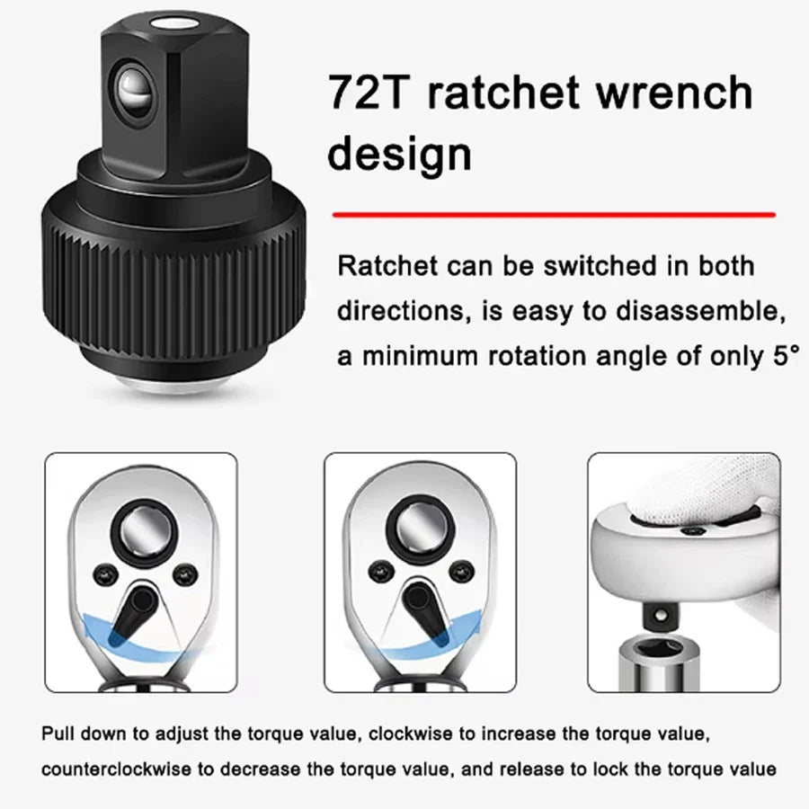 Quick-Release Torque Wrench &ndash; Compact for Narrow Spaces