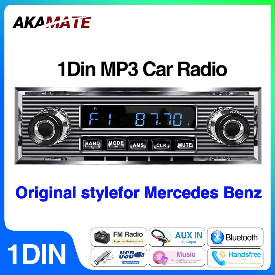 Car Radio For Mercedes Benz 1Din MP3 &ndash; Bluetooth USB