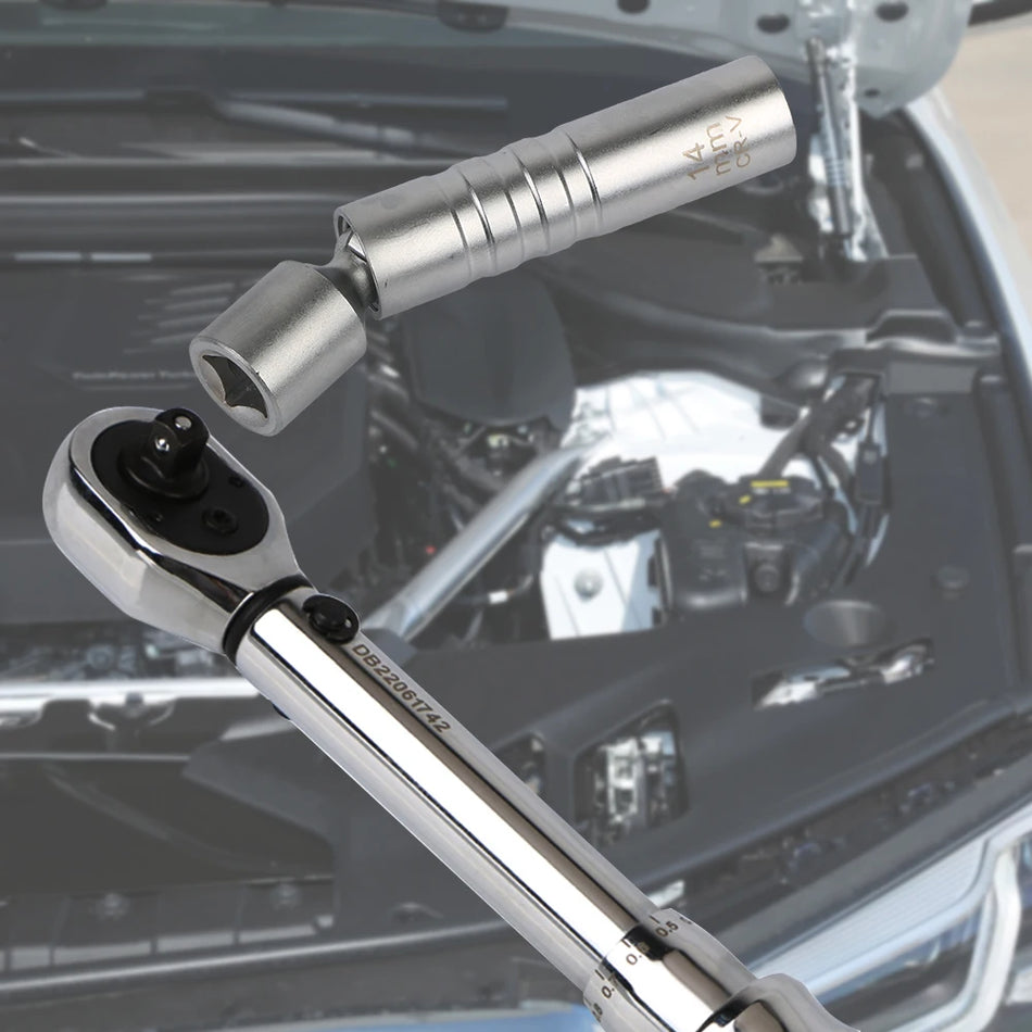 Klucz do świec zapłonowych do BMW 14mm 16mm magnetyczny elastyczny klucz uniwersalny do ciasnych komór silnikowych