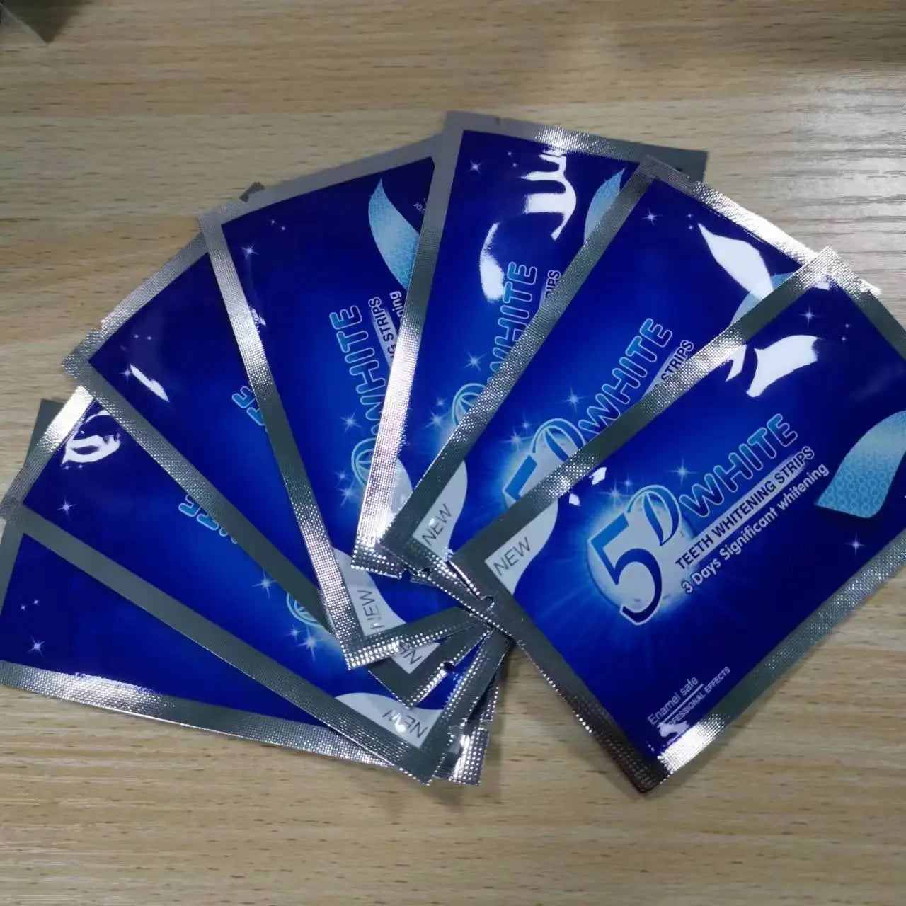 5D Teeth Whitening Strips &ndash; Effortless Stain Removal for Brighter Smiles