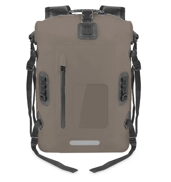 30L Waterproof Dry Bag Camping Backpack &ndash; Leakproof Coffee / 30 - 40L