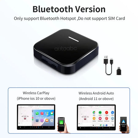 AUTOABC Wireless Browser Android Smart Ai Box Adapter For Tesla Model 3 Y X S Dual Wifi/Bluetooth Android 13 Multimedia by InterCyprus Trading Ltd