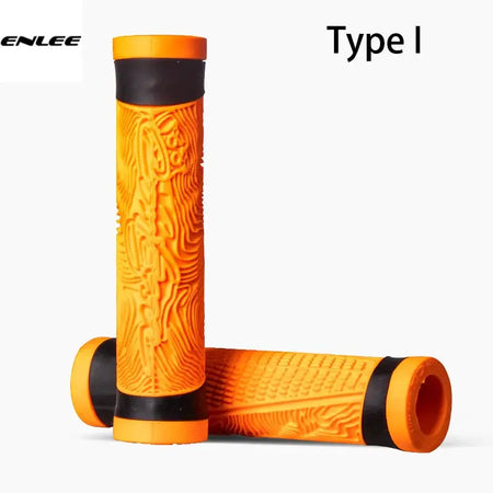 ENLEE Mtb Bike Grips Handle Flat Handlebar Bicycle Silicone Mountain Bicycle Handlebar Covers Soft Ultralight Grips Accessories by InterCyprus Trading Ltd