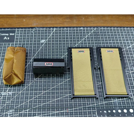 Simulated Camping Table Folding Chair Set &ndash; RC Car Decor 1Set