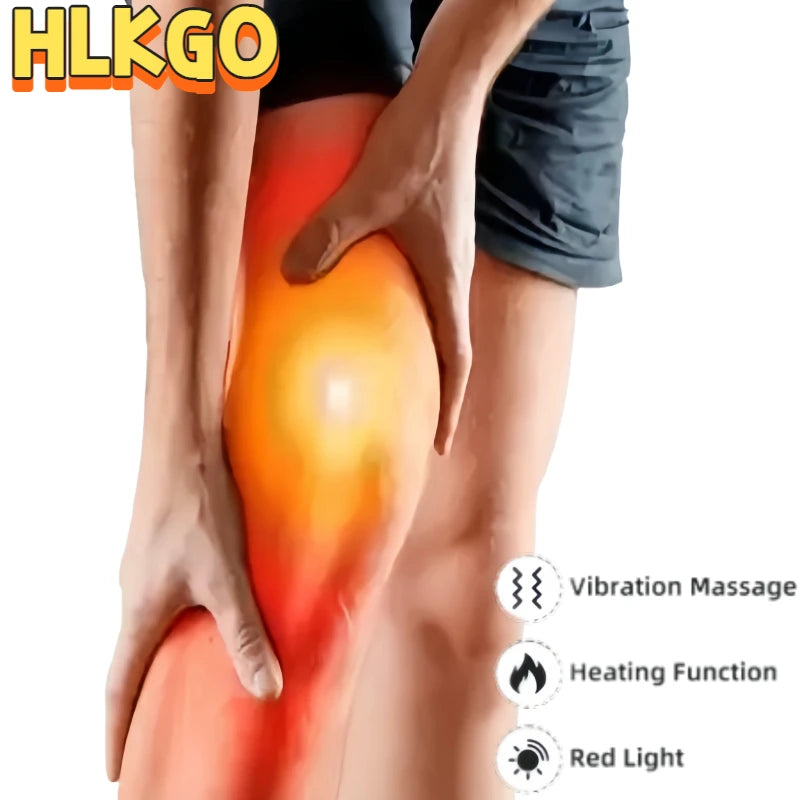 Masér na kolena pro starší osoby s vyhřívací infračervenou terapeutickou podložkou