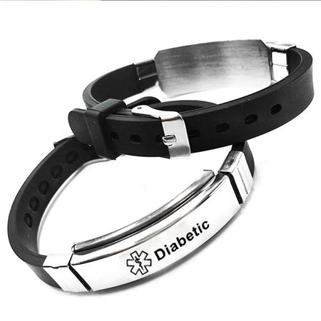 Stainless Steel Medical Alert Bracelet - 15 Styles