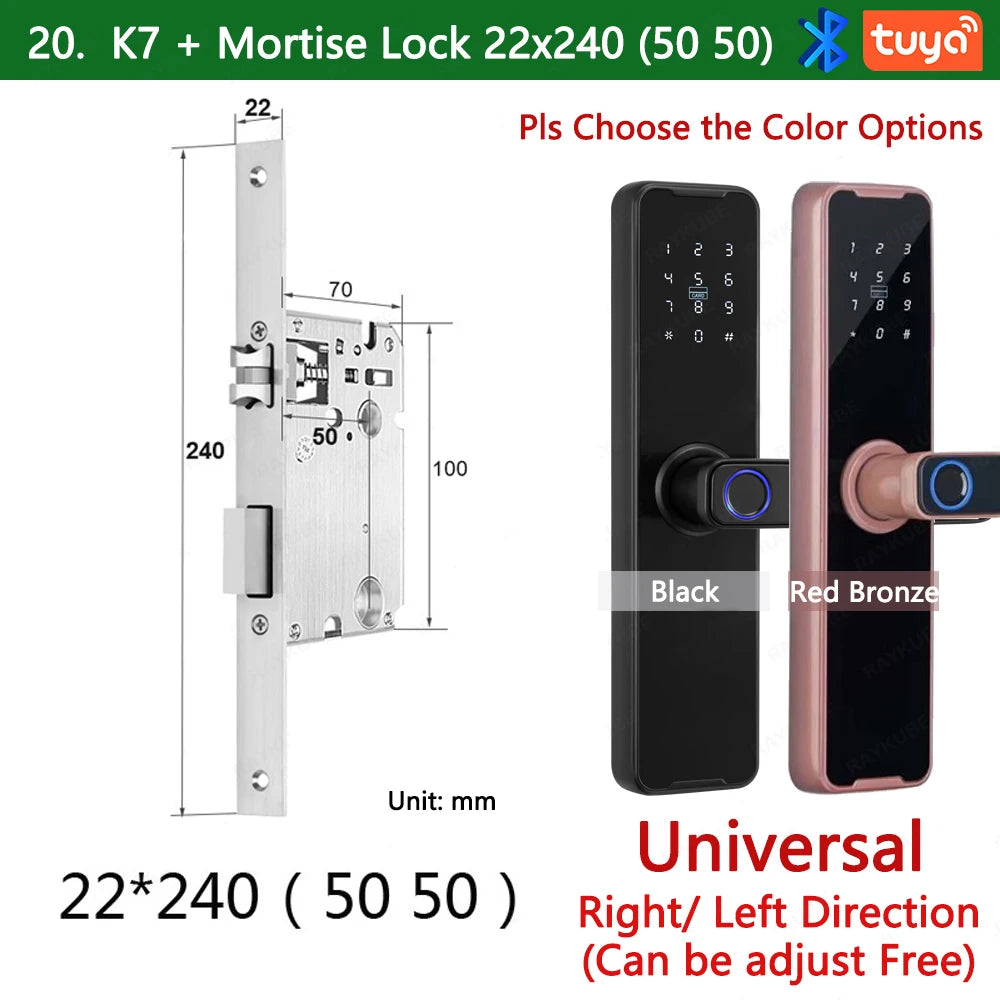 CDOK K7 Pro Tuya Smart Lock
