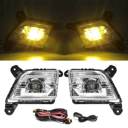 For Chevrolet Silverado 2019 2020 Fog Light Led Daytime Running Lamp DRL Daylights Front Bumper Wateproof DLAA Chevy by InterCyprus Trading Ltd