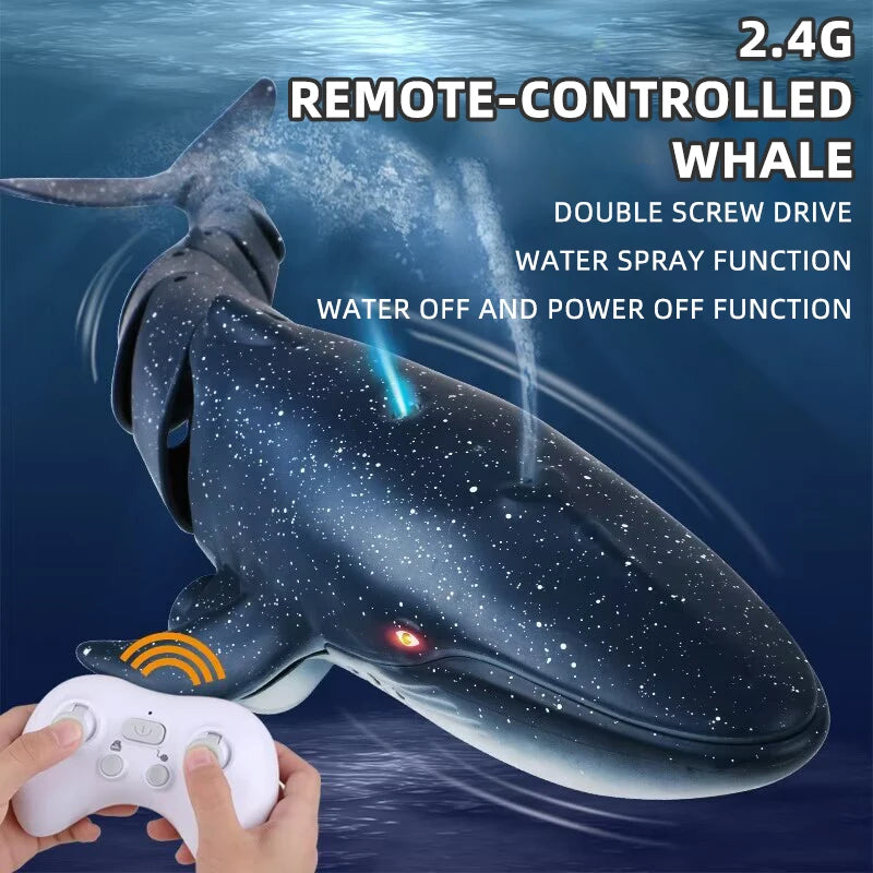 Remote Control Whale Shark Boat for Kids Age 8-12