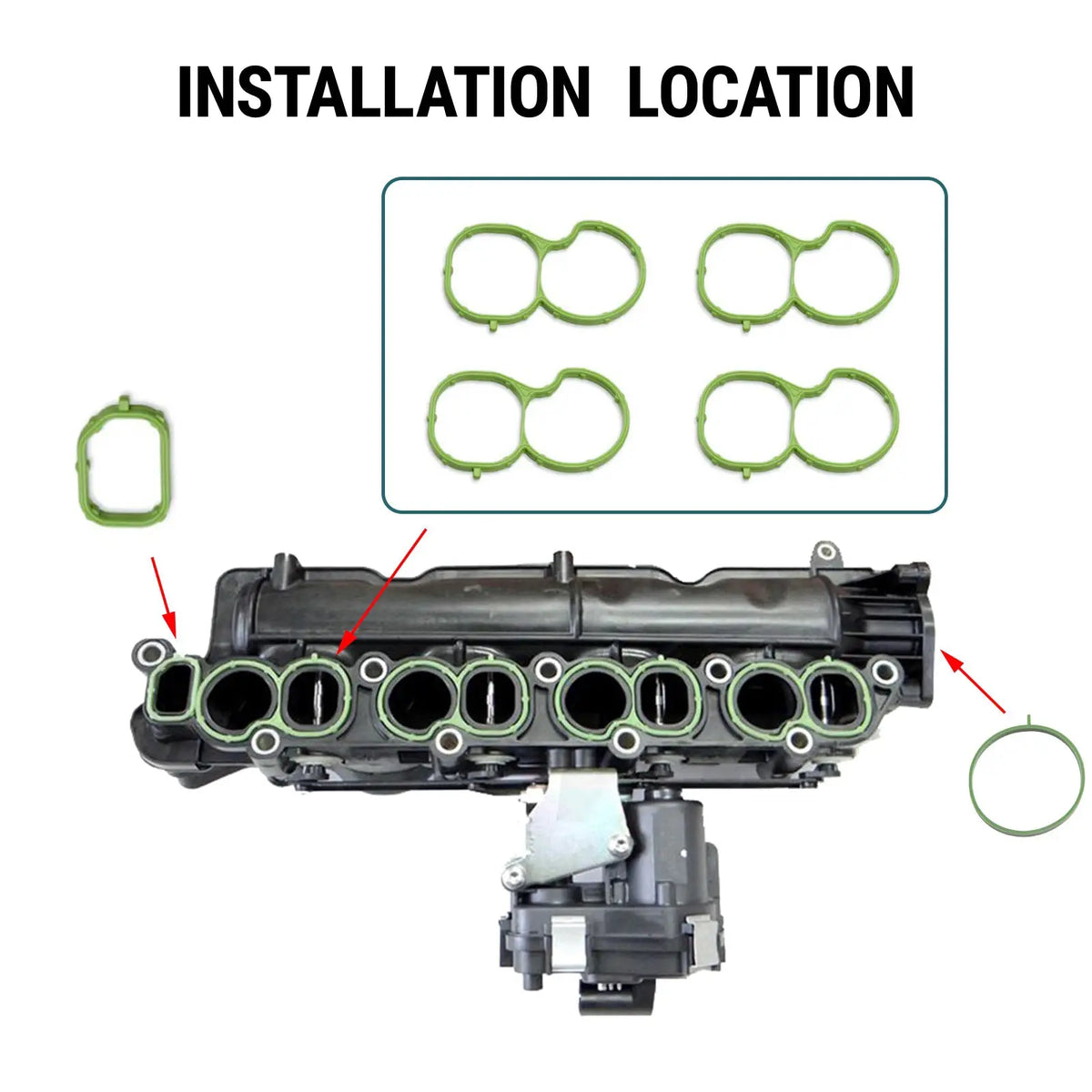 PIKBUK Swirl Flap For OPEL VAUXHALL CHEVROLET 2.0 CDTI SAAB 1.9 2.0 TTID Replacement Replair Kit With Gasket by InterCyprus Trading Ltd