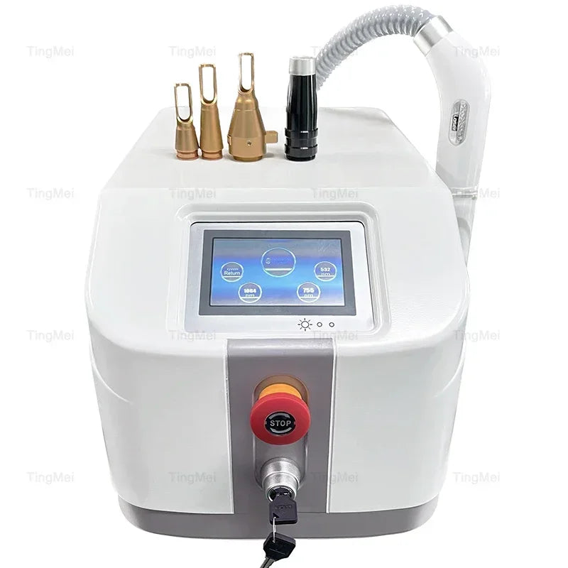 Láser Pico Nd Yag Portátil para Eliminación de Tatuajes y Pigmentos