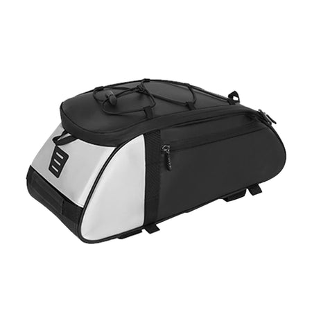 Lixada Bike Trunk Bag &ndash; Large Capacity Reflective Storage Silver Grey