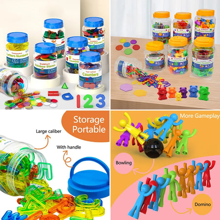 BOS30081 Light Table Sorting Blocks &ndash; Sensory Learning Fun