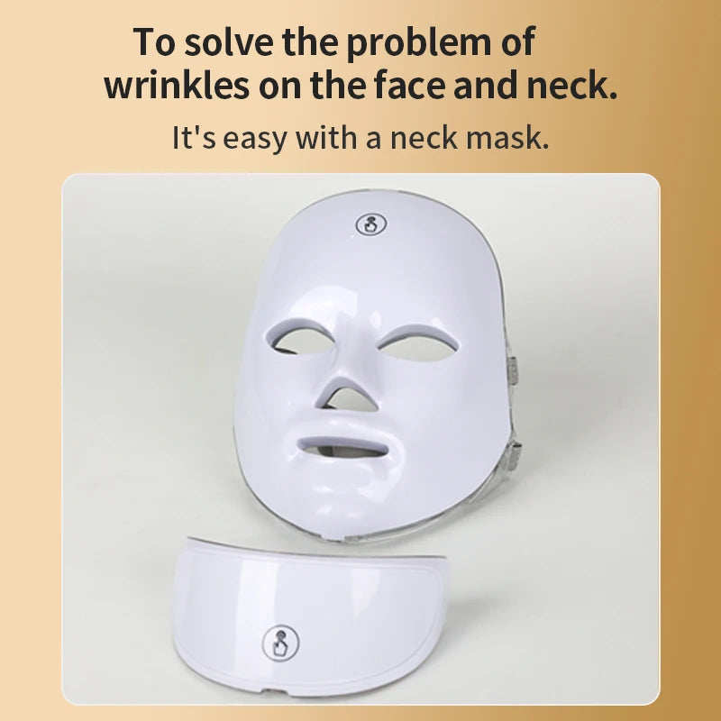 Face And Neck Beauty Machine LED Skin Care Massager &ndash; LED