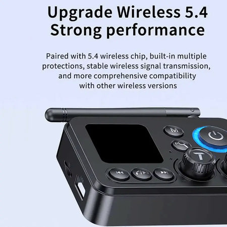 KEBIDUMEI Bluetooth 5.4 Receiver Transmitter Optical Coaxial 3.5mm Aux TF/U Disk Wireless Music Player Adapter For Car Speaker by InterCyprus Trading Ltd